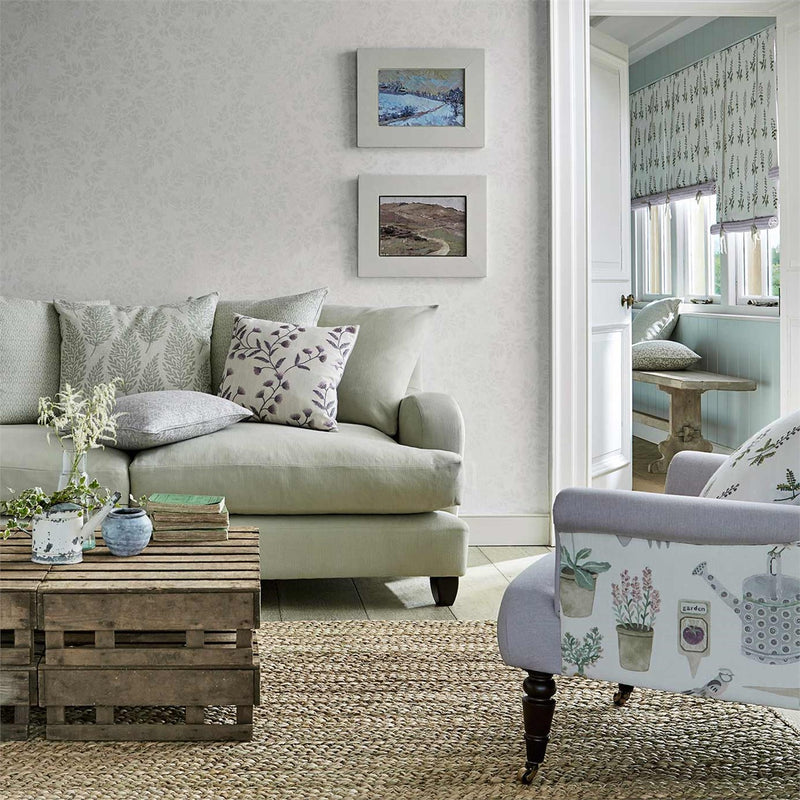Spring Leaves Potting Room Wallpaper Collection by Sanderson