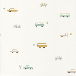 Menthe Vert Old School Wallpaper Happy Dreams Collection by Casadeco on Select Style