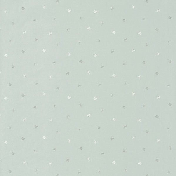 Bleu Tiny Snowflake wallpaper Happy Dreams Casadeco Collection by Select Style for kids room & playgrounds