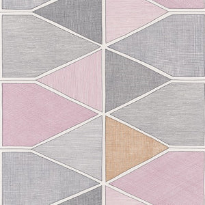 Gris Parme Stella Colour Geometric Wallpaper by Select Style for All Rooms 