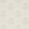 Ivory Vintage Damask Wallpaper for Bedrooms 