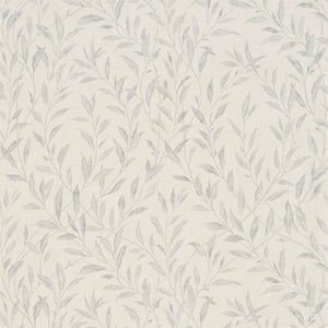 Dove Chalk Willow Leaf Wallpaper Design by Sanderson