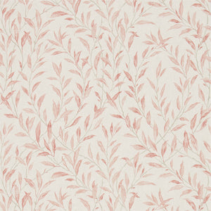 Rosewood Sepia Red Osier Willow Leaf Wallpaper for Bedrooms & Hallways