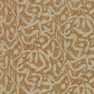 Copper Sycamore Leaves Wallpaper by Sanderson