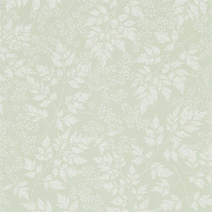 Celadon Spring Leaves & Flowers Wallpaper by Select Style 