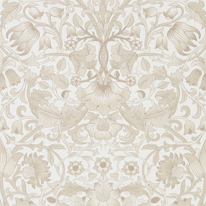 Ivory Linen Pure Lodden Pure Morris Collection of Wallpaper for Hallways & Study rooms