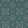 Deep Teal Morris & Co. Andrew Brophy Trellis Floral Design 