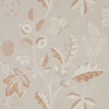 Taupe Warwick Foliage Trail with Damask Design at Select Style Wallpaper for Dinning Rooms