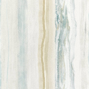 Pumice Sandstone White Marble Wallpaper with Colourful Stripes