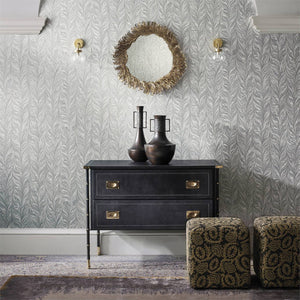 Ebru II Leafy Wallpaper with Organic Rythmical Design by Select Style
