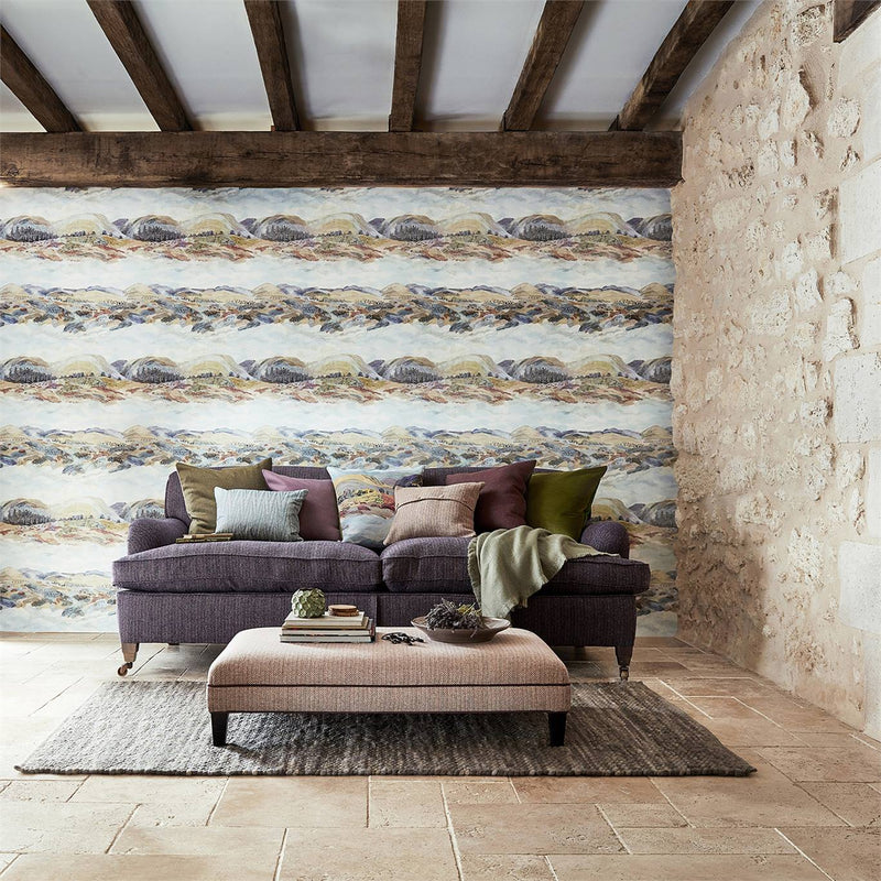 Elysian Abstract Wallpaper with Artistic Shades by Sanderson
