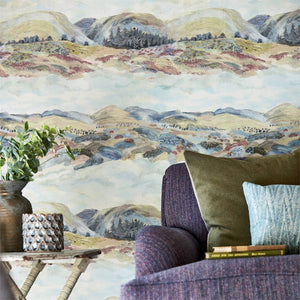 Elysian Abstract Wallpaper with Landscape Artistic Shades by Select Style