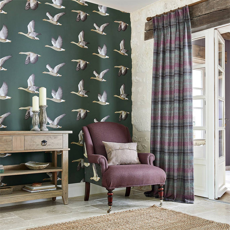 Elysian Flock of Geese flying Wallpaper Collection by Sanderson