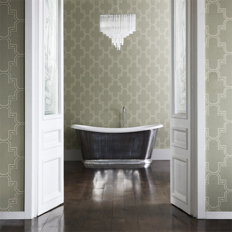 Gio Geometric Wallpaper with Mosaic Collection by Zoffany