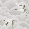 Platinum Cranes in Flight Birds Wallpaper with Cranes Flying in Sky