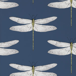 Ink Chartreuse Demoiselle Wallpaper by Select Style for all rooms