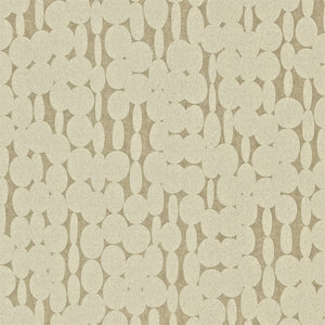 Neutral Links Beaded Wallpaper with Hanging Discs for Bedrooms & Living rooms 