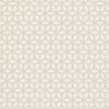 Pearl Geometric Wallpaper with Cubical Lattice by Select Style 