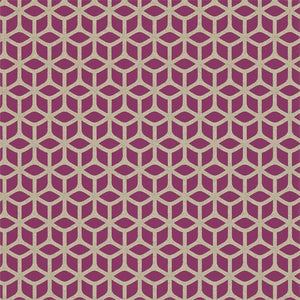 Magenta Trellis Geometric Wallpaper by Select Style for Bedrooms 