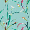 Lagoon Zest Colourful Leaves Fronds on Wall by Harlequin