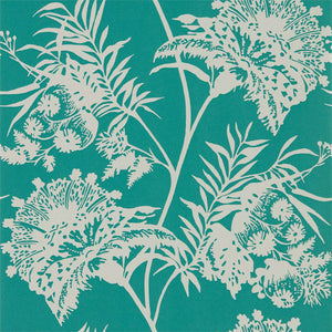 Emerald Green Bavero Trees & Leaf Floral Wallpaper by Select Style