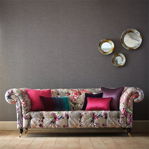 Raya Plain & Textured Wallpaper Amazilla Collection By Harlequin