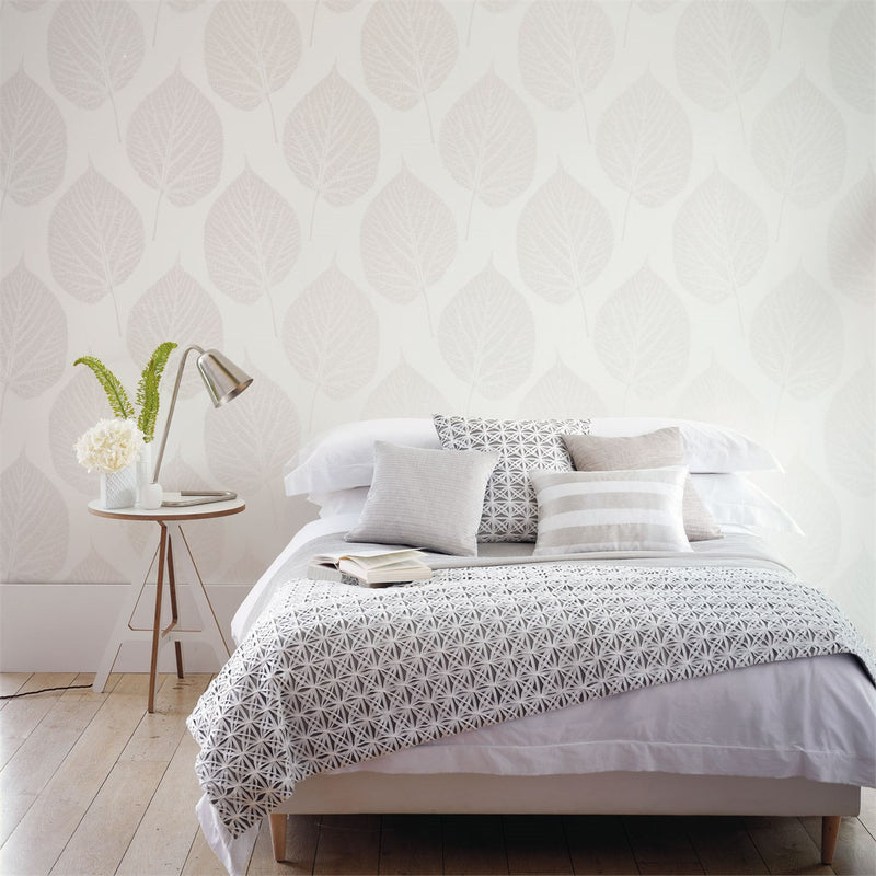 Leaf Beaded Wallpaper Momentum Volume 2 Collection by Harlequin