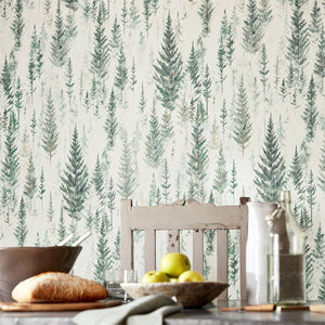 Juniper Pine Conifer Forest Trees & Leaves Wallpaper Collection by Select Style