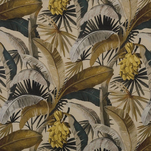 Gilver La Palma Trees & Leaves Wallpaper Yellow tone for Bars & Large Stores