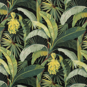 Midnight La Palma Trees & Leaves Wallpaper by Select Style Majorelle Collection for Night Clubs 