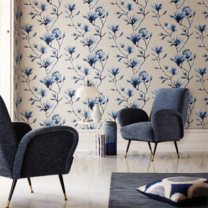 Lotus Magnolia Floral Wallpaper Momentum 3 Collection by Harlequin