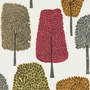 Chilli Tangerine Sulphur Cedar Abstract Wallpaper by Select Style 