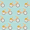 Tangerine Sulphur Coal Cycle Wallpaper by Scion