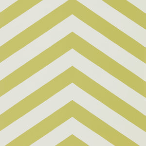 Pear Yellow & white Geometric Wallpaper by Scion