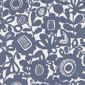 Ink kukkai Noukku Geometric Floral Wallpaper by Select Style