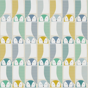 Jade Sunshine Forest Owl Arranged in Layers wallpaper for Schools 