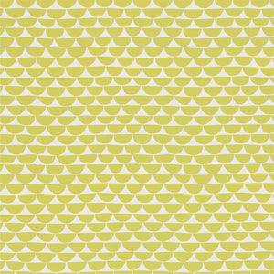 Citrus Yellow Geometric Wallpaper for Nursery Classes or kids room