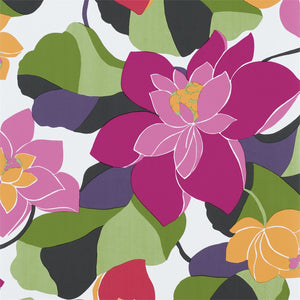 Peony Sunset Colourful & Vibrant Diva Floral Wallpaper for halls