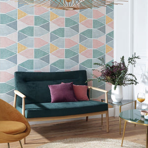 Stella Color Geometric Wallpaper by Select Style from Casadeco Nova Collection