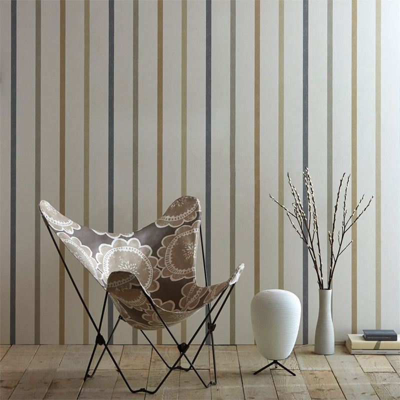 Hoppa Stripped Wallpaper by Scion for Kids room 
