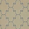 Taupe Gio Wallpaper with 3D Look of Trellis for Halls & Living Rooms 