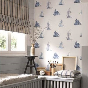Fregate boat Wallpaper Collection by Casadeco by Select style 