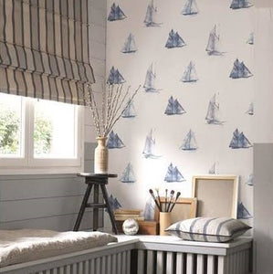 Fregate boat Wallpaper Collection by Casadeco by Select style 