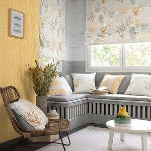 Wood Effect - Stripe Wallpaper - Yellow Wallpaper - Plain Wallpaper  