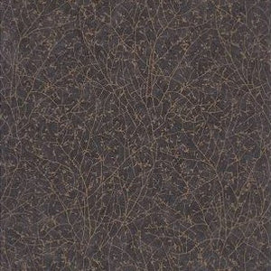 Black Spring Abstract Wallpaper from Natura Collection by Select Style with Black Brown Combo